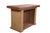 Arts & Crafts Handmade Arts & Crafts Mahogany Slab Bench Console Side Table For Sale - Image 3 of 12