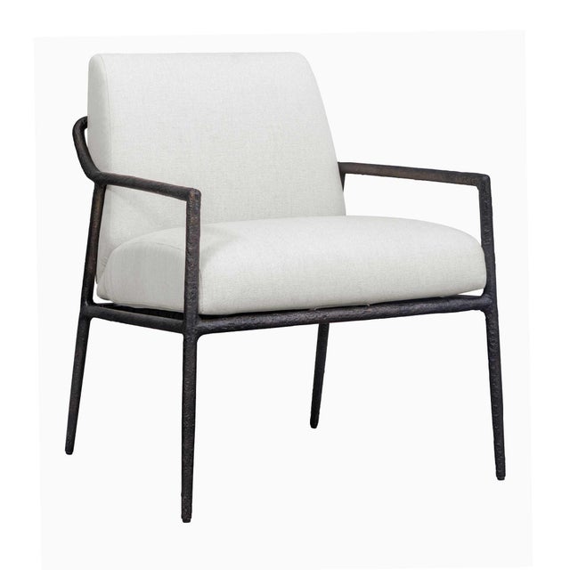 Thayer Outdoor Upholstered Lounge Chair For Sale - Image 9 of 13