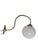 White Vintage Art Deco Wall Lamp, Poland, 1950s For Sale - Image 8 of 8