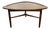 Sculptural Walnut Coffee Table, Danish Modern, 1950s Design For Sale