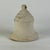 Vintage Ceramic Bell Painted in Antique White for Home or Garden Decor For Sale - Image 4 of 6