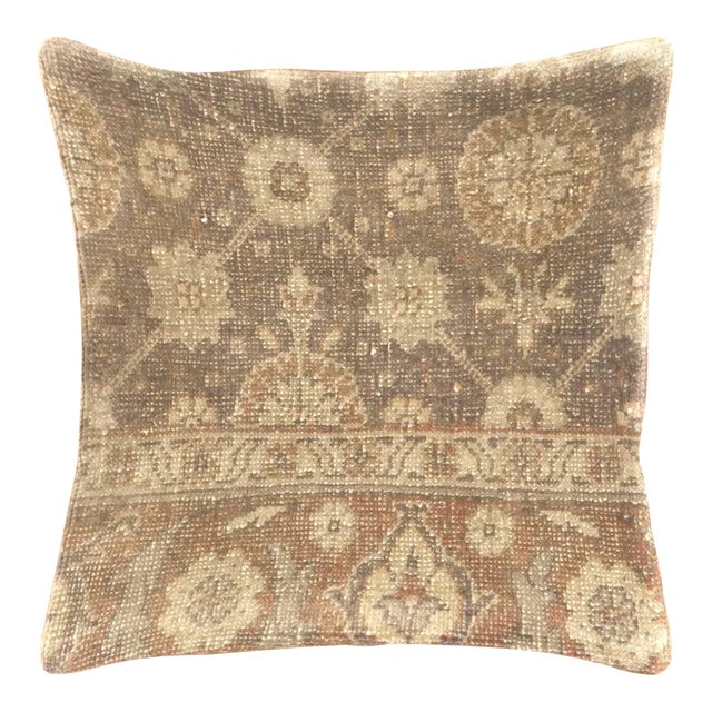 1960s Turkish Oushak Pillow For Sale