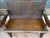 19th Century Antique Victorian Carved Country Oak Settle Bench, 1830 For Sale - Image 5 of 18