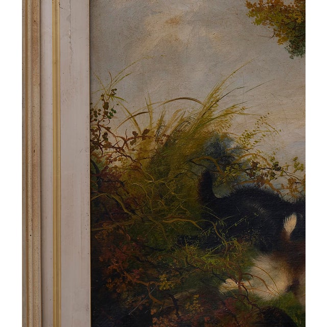 Frank Cassell Late 19th Century Woodland Landscape Oil Paint on Canvas For Sale - Image 4 of 8