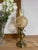 Table Lamp with Ribbed Glass Globe For Sale - Image 5 of 7