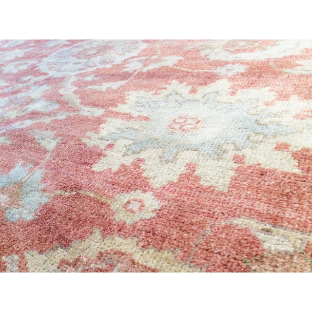 Pasargad Home Melody Rust Wool Area Rug- 6' 3" X 8'11" For Sale - Image 4 of 4