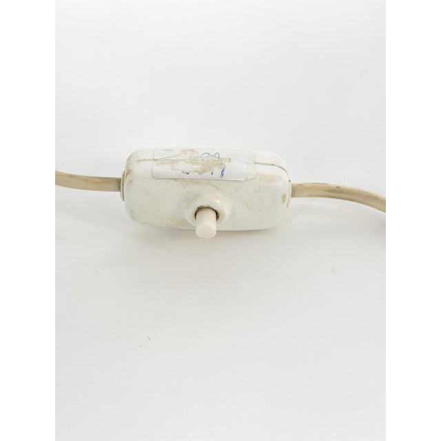 Metal Swedish Modern Table Lamp in Red Lacquered Metal, Sweden, 1950s For Sale - Image 7 of 9