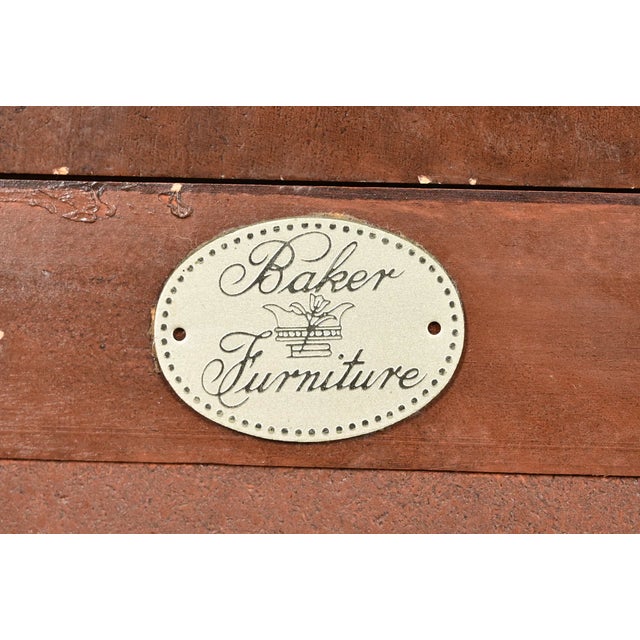 Baker Furniture McMillen Collection Venetian Chinoiserie Bureau With Secretary Desk For Sale - Image 17 of 18