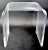Lucite Waterfall Side Tables - a Pair For Sale - Image 4 of 9