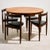 Teak Dining Set by Hans Olsen for Frem Røjle, 1950s, Set of 5 For Sale - Image 3 of 18