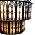 Gothic Late 20th Century Monumental Bespoke Hand-Forged Iron Gothic Chandelier With Mica Panels For Sale - Image 3 of 13