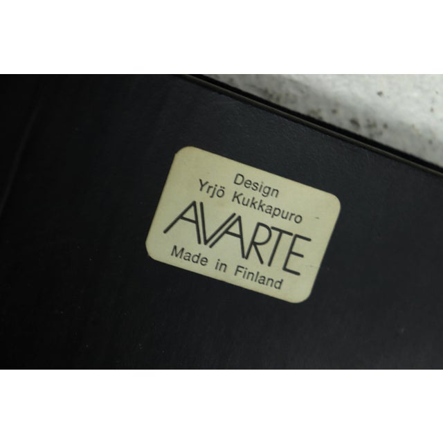Black Sirkus Office Chair by Yrjö Kukkapuro for Avarte, 1981 For Sale - Image 8 of 10