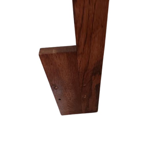 Brown 1970s Wood Queen Headboard Carved Medium Tone For Sale - Image 8 of 12