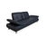 Blue Leather Rivoli Three-Seater and Two-Seater Sofas with Manual Function from Koinor, Set of 2 For Sale - Image 6 of 18