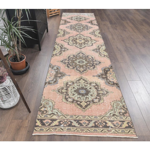 Vintage Turkish Hand-Knotted Rug is a semi-Vintage rug. '70s Eastern region of Turkey's unique rug is perfectly hand-...