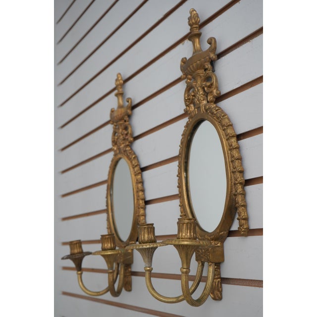 Age: Approx. 20 Years Old Details: Solid Brass Mirror Panels Neoclassical Design Offered @ Fraction of Original Retail...
