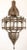 Moroccan Moroccan Hanging Glass Lantern in Moorish Star Shape For Sale - Image 3 of 11