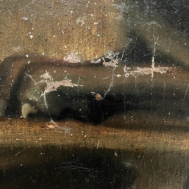 Nude, Figurative Composition, 1900s, Oil Painting on Canvas For Sale - Image 7 of 12