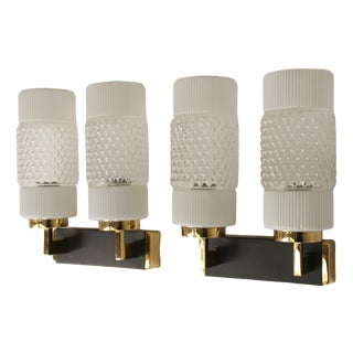Mid-Century Wall Lights by Heinz Neuhaus, 1960s, Set of 2 For Sale