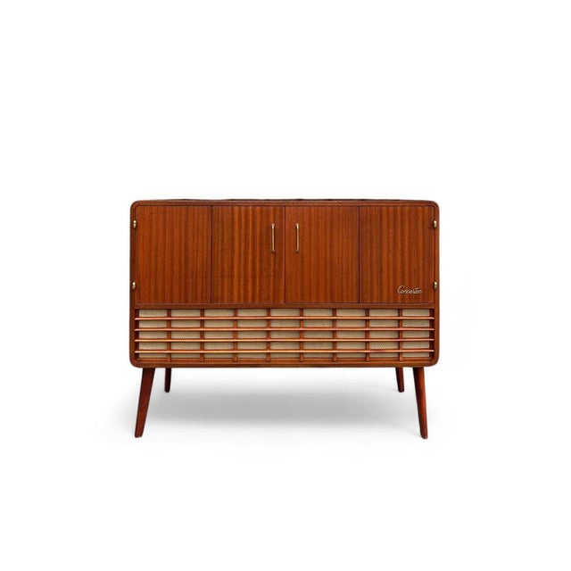 Mid-Century Type V 5097 Concerton Radio Gramophone, 1960s For Sale - Image 3 of 16