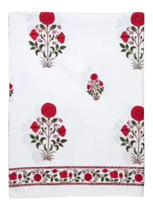 Amaya Full Bed Red Fitted Sheet