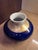 Cobalt Blue and Gold Hutschen Reuther Vase For Sale - Image 13 of 14