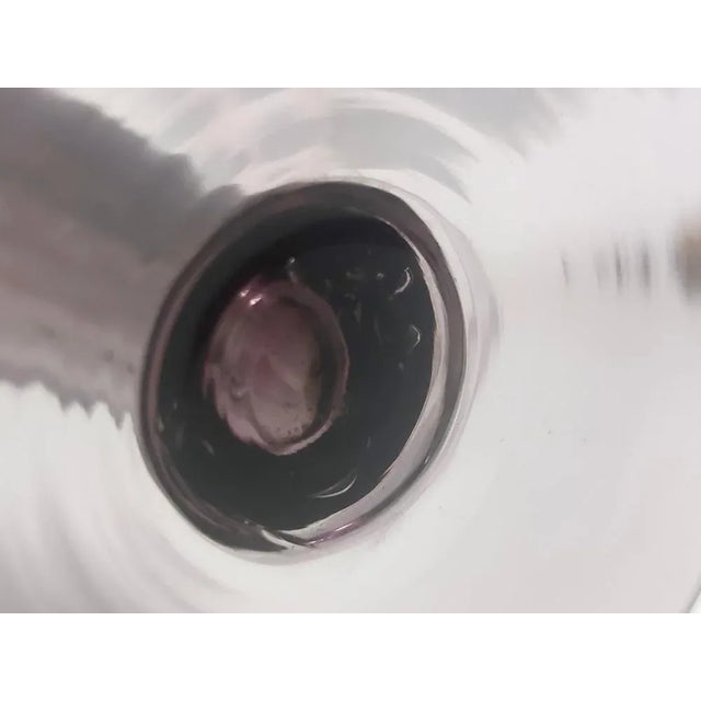 Vintage Colored Hand-Blown Murano Glass Flutes, Italy, 1950s, Set of 6 For Sale - Image 10 of 12