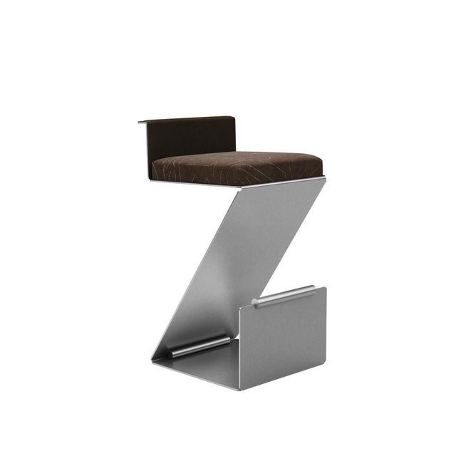 Contemporary Lombard Bar Chair by Porus Studio For Sale - Image 3 of 13