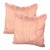 Pair 24'' Thomas Strayhan Pink Palm Pillows For Sale
