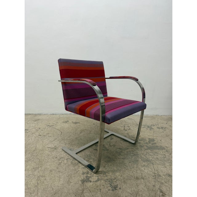Mies Van Der Rohe Brno Dining Arm Chairs for Treitel Gratz - Set of Six For Sale In Miami - Image 6 of 14
