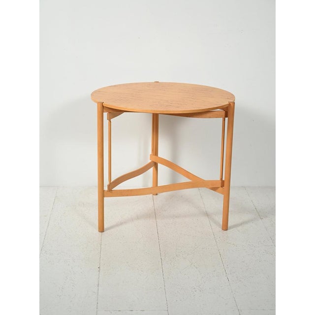 Scandinavian Round Birch Coffee Table from Karl Andersson & Söner, 1960s For Sale - Image 3 of 13