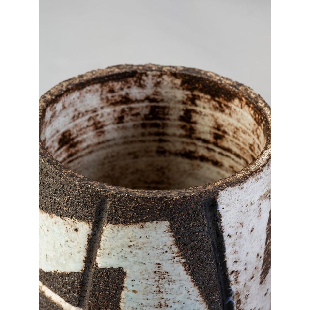 Glazed Stoneware Vase from Zaalberg Holland, 1950s For Sale - Image 4 of 14