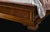 Handcrafted Italian Empire Style Walnut Bed With Marquetry Headboard For Sale - Image 4 of 7