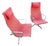 Aluminum 124 Swivel Armchair by Charles & Ray Eames Herman Miller, Set of 2 For Sale
