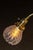 Vintage Brass Chandelier With Etched Glass Shades For Sale - Image 4 of 9