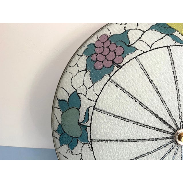Mid Century Fruit Wheel Flush Light For Sale - Image 13 of 18