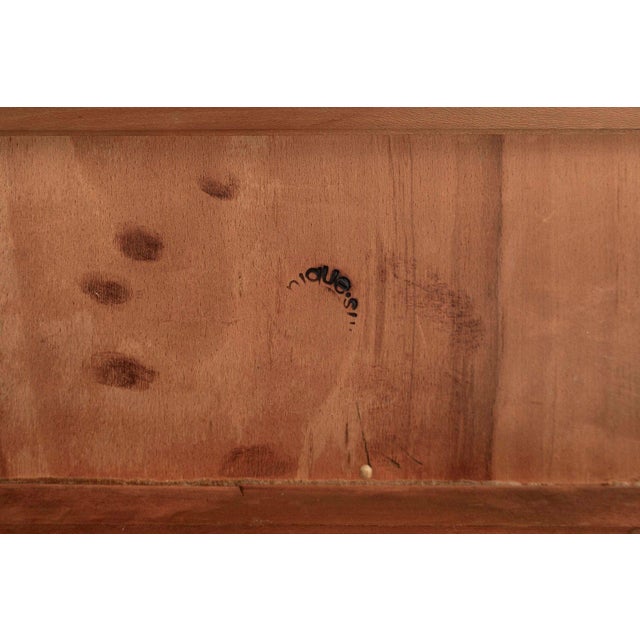 Antique French Art Deco Dominique Lemonwood Desk 1930s For Sale - Image 16 of 16