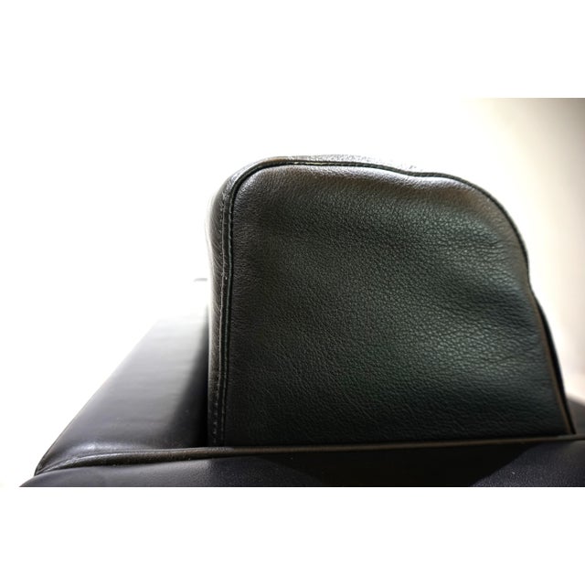 Mid-Century Modern Knoll Studio Line Leather Armchair by Jürgen Lange from Walter Knoll / Wilhelm Knoll, 1970s For Sale - Image 3 of 18