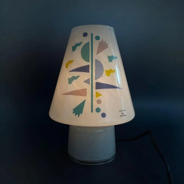 Vintage Bibi Table Lamp in Colored Glass by Alessandro Mendini for Artemide, 1990s For Sale - Image 12 of 14