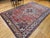 Vintage Persian Bakhtiari Rug, Handwoven Wool, Medallion Floral Pattern, Brick Red & Ivory, 7x11 For Sale In Chicago - Image 6 of 15