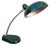 Vintage Desk Lamp in Green Enamel, 1950s For Sale
