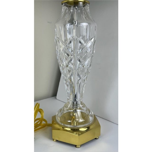 Timeless and elegant, this pair of vintage Waterford crystal table lamps brings refined luxury to any space. Each lamp...