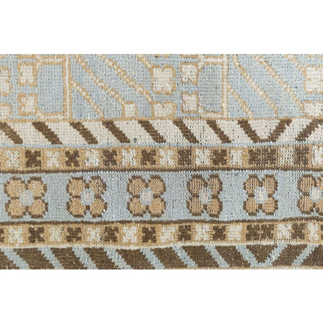 Traditional-Style Samarkand Tan Oversized Rug "Mosaika" by Doris Leslie Blau For Sale In New York - Image 6 of 8
