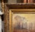 19th Century French Signed Oil on Board Landscape Painting in Carved Gilt Frame For Sale In Dallas - Image 6 of 12