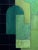 Contemporary Geometric Abstract Vertical Oil and Cold Wax Painting-Green by Stephen Cimini For Sale - Image 4 of 6