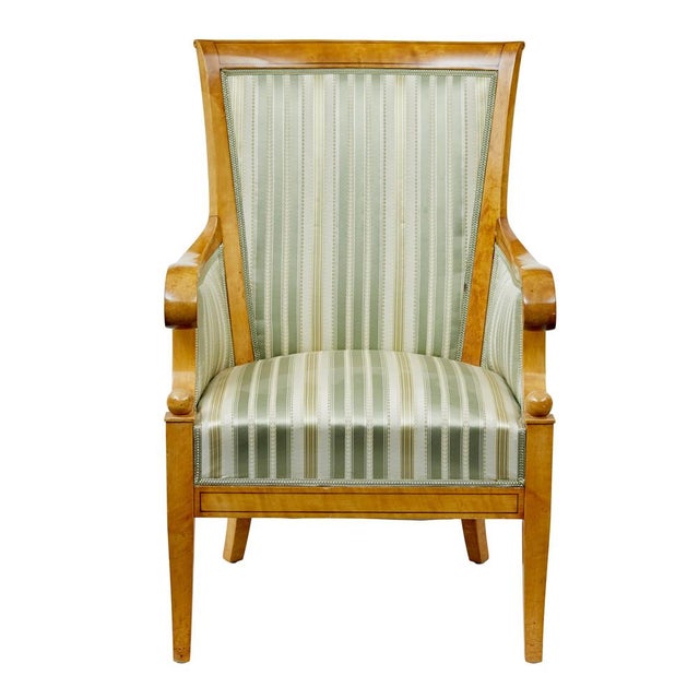 1900 - 1909 Antique Birch Armchairs, 1900, Set of 4 For Sale - Image 5 of 10