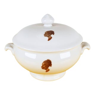 Soup Tureen with Decorations from Richard Ginori For Sale