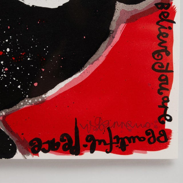 Mid-Century Modern Contemporary Swedish Lithograph by Lisa Rinnevuo Signed and Numbered For Sale - Image 3 of 5