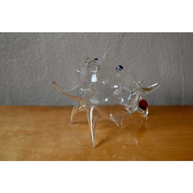 Blown Glass Sculpture of a Fish from Mb Art Glassworks, 1970s For Sale - Image 9 of 9