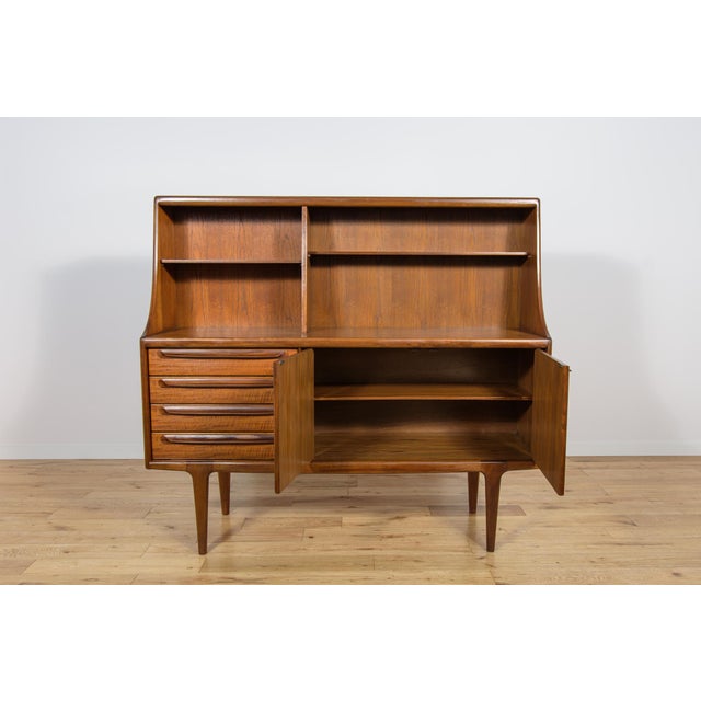 Wood Mid-Century Modern Teak High Sideboard by John Herbert for A. Younger Ltd, 1960s For Sale - Image 7 of 18